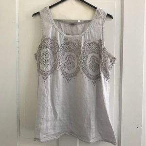 J.Jill Linen Sleevless Top XL
